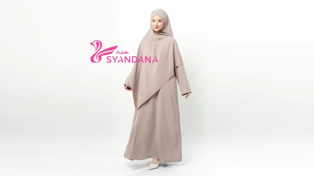 Abaya Mazen Anti UV Aksen Payet Eksklusif Paling Laris di Marketplace